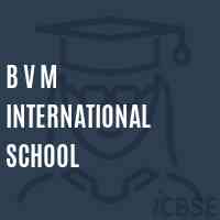 B V M International School Logo