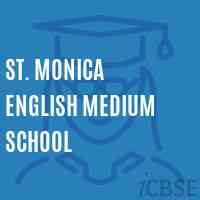 St. Monica English Medium School Logo