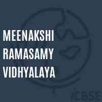 Meenakshi Ramasamy Vidhyalaya School Logo