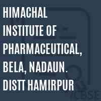Himachal Institute of Pharmaceutical, Bela, Nadaun. Distt Hamirpur Logo