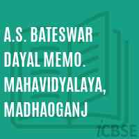 A.S. Bateswar Dayal Memo. Mahavidyalaya, Madhaoganj College Logo