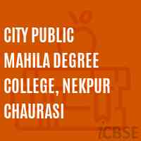 City Public Mahila Degree College, Nekpur Chaurasi Logo