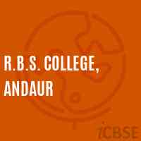 R.B.S. College, Andaur Logo