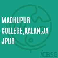 Madhupur College,Kalan,Jajpur Logo