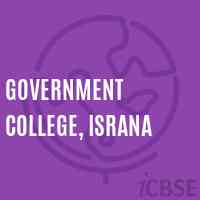 Government College, Israna Logo