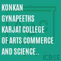 Konkan Gynapeeths Karjat College of Arts Commerce and Science College, Raigad Logo