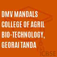 DMV Mandals College of Agril Bio-Technology, Georai Tanda Logo