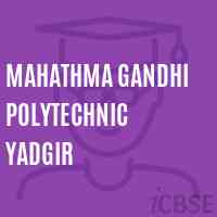 Mahathma Gandhi Polytechnic Yadgir College Logo