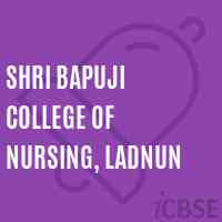 Shri Bapuji College of Nursing, Ladnun Logo