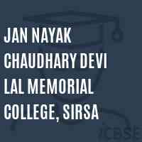 Jan Nayak Chaudhary Devi Lal Memorial College, Sirsa Logo