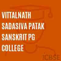Vittalnath Sadasiva Patak Sanskrit PG college Logo