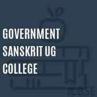 Government Sanskrit UG college Logo