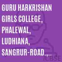 Guru Harkrishan Girls College, Phalewal, Ludhiana, Sangrur-Road., Sangrur Logo
