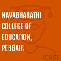 Navabharathi College of Education, Pebbair Logo