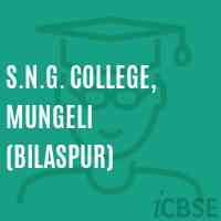 S.N.G. College, Mungeli (Bilaspur) Logo