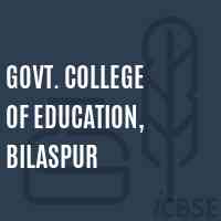 Govt. College of Education, Bilaspur Logo