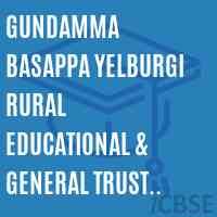 Gundamma Basappa Yelburgi Rural Educational & General Trust Koppal College Logo