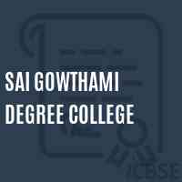 Sai Gowthami Degree College Logo