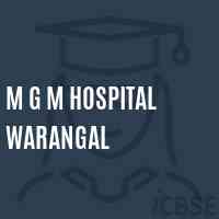 M G M Hospital Warangal College Logo