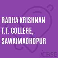 Radha Krishnan T.T. College, Sawaimadhopur Logo