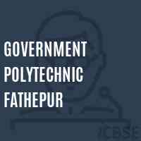 Government Polytechnic Fathepur College Logo