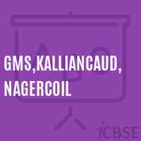 Gms,Kalliancaud,Nagercoil Middle School Logo