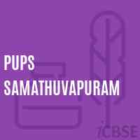 Pups Samathuvapuram Primary School Logo