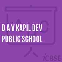 D A V Kapil Dev Public School Logo