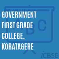 Government First Grade College, Koratagere Logo