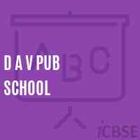 D A V Pub School Logo