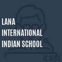 Lana International Indian School Logo