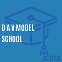 D A V Model School Logo