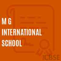 M G International School Logo