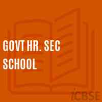 Govt Hr. Sec School Logo