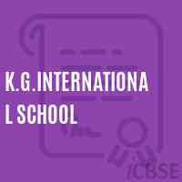 K.G.International school Logo