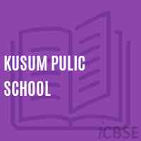 Kusum Pulic School Logo