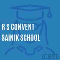 R S CONVENT Sainik School Logo