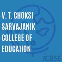 V. T. Choksi Sarvajanik College of Education Logo