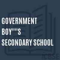 Government Boy''''S Secondary School Logo