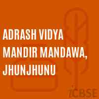 Adrash Vidya Mandir Mandawa, Jhunjhunu School Logo