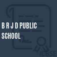 B R J D Public School Logo