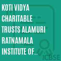 Koti Vidya Charitable Trusts Alamuri Ratnamala Institute of Engineering and Technology Logo