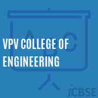 Vpv College of Engineering Logo