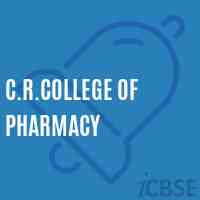 C.R.College of Pharmacy Logo