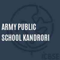 Army Public School Kandrori Logo
