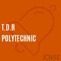 T.D.R Polytechnic College Logo