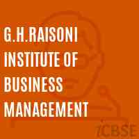 G.H.Raisoni Institute of Business Management Logo