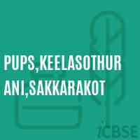 Pups,Keelasothurani,Sakkarakot Primary School Logo