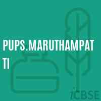Pups.Maruthampatti Primary School Logo