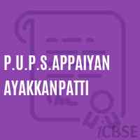 P.U.P.S.Appaiyanayakkanpatti Primary School Logo